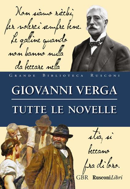 Tutte le novelle. Ediz. integrale - Giovanni Verga - copertina