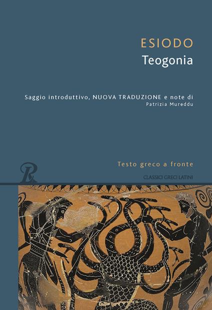 Teogonia. Testo greco a fronte - Esiodo - copertina