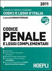 Codice penale e leggi complementari 2011 - copertina