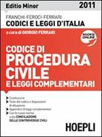 Codice di procedura civile 2011. Ediz. minore