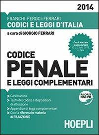 Codice penale e leggi complementari - copertina