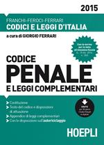 Codice penale e leggi complementari 2015