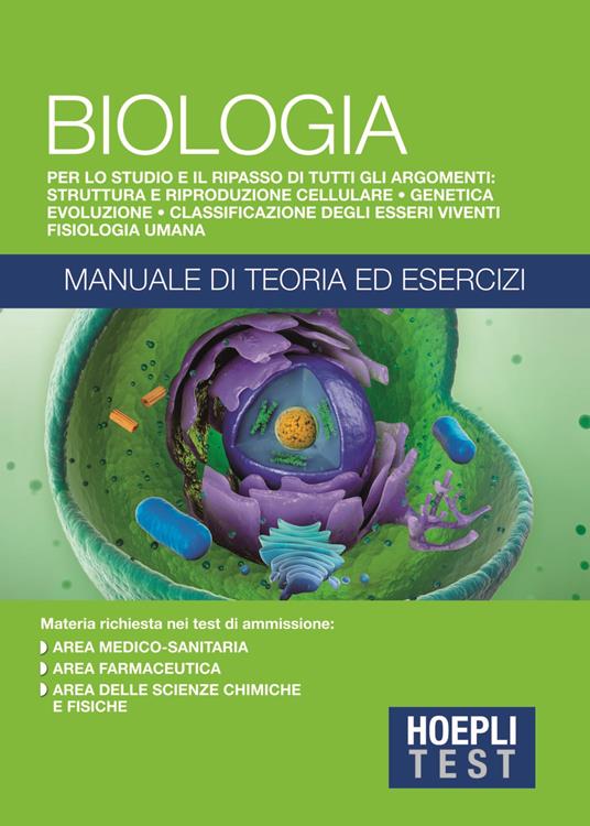 Hoepli Test. Biologia. Manuale di teoria ed esercizi - Hoepli Ulrico - ebook