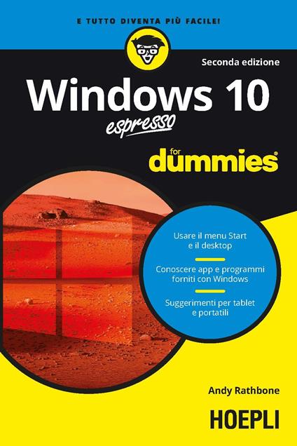 Windows 10 espresso For Dummies - Andy Rathbone - copertina