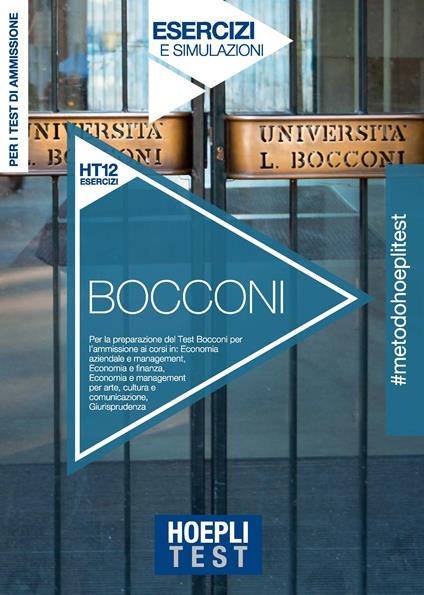 Hoepli Test. Bocconi. Esercizi e simulazioni. Per i test di ammissione - copertina