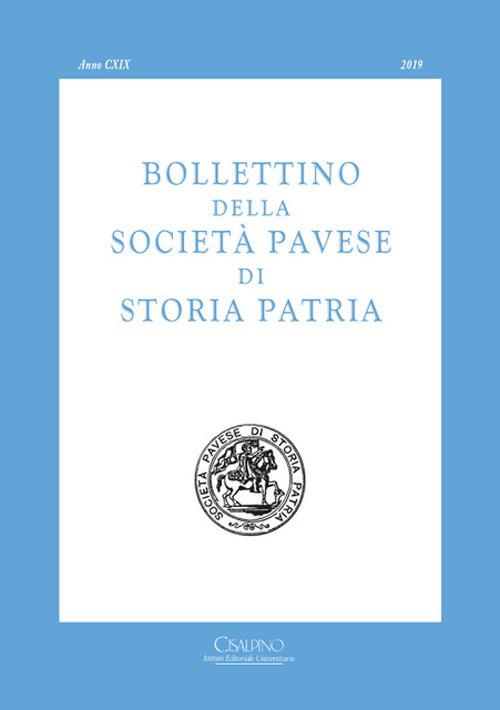 Bollettino della società pavese di storia patria (2019) - copertina