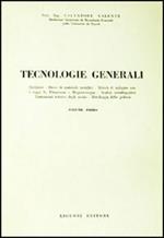 Tecnologie generali. Vol. 1