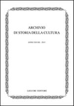 Archivio di storia della cultura (2015). Vol. 28
