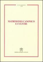 Matrimonio canonico e culture