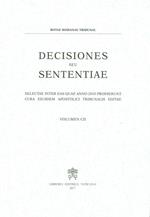 Decisiones seu sententiae. Selectae inter eas quae anno 2010 prodierunt cura eiusdem apostolici tribunalis editae. Vol. 102