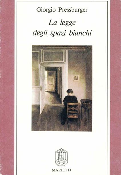 La legge degli spazi bianchi - Giorgio Pressburger - copertina