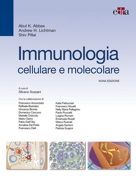 Immunologia cellulare e molecolare - Abul K. Abbas,Andrew H. Lichtman,Shiv Pillai - copertina