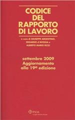 Codice del rapporto di lavoro. Aggiornamento a ottobre 2003