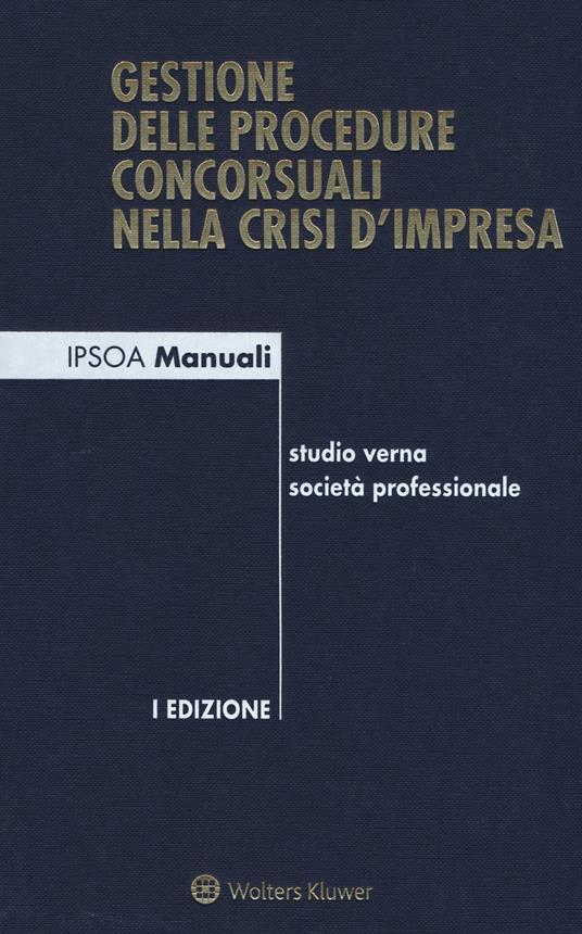 Gestione delle procedure concorsuali nella crisi d'impresa - copertina