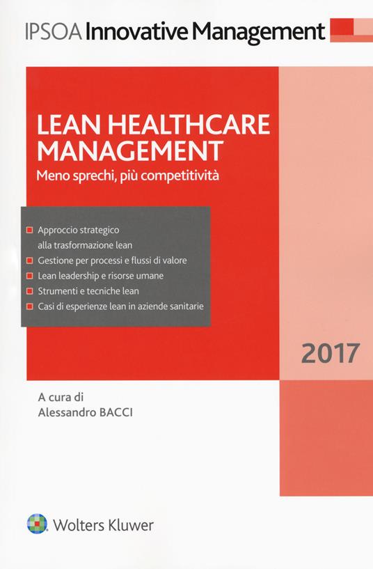 Lean healthcare management. Meno sprechi, più competitività. Con Contenuto digitale per download e accesso on line - copertina