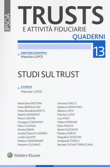 Studi sul trust - copertina