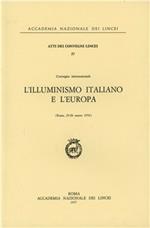 L' illuminismo italiano e l'Europa