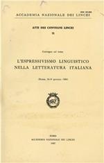 Espressivismo linguistico nella letteratura italiana (L')