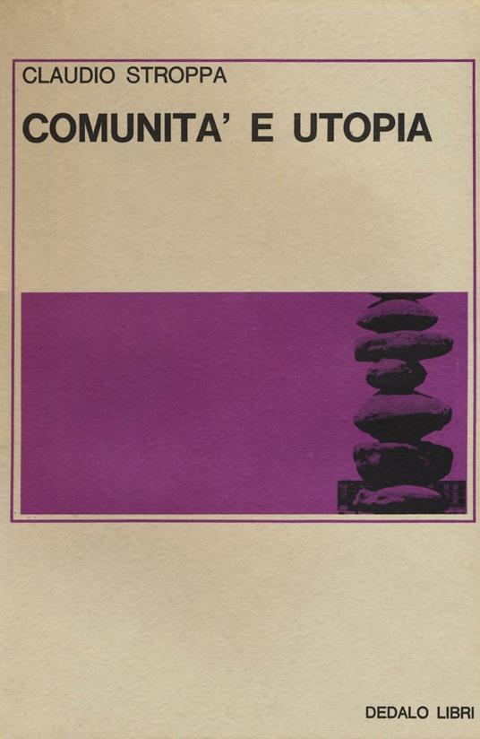 Comunità e utopia - Claudio Stroppa - copertina