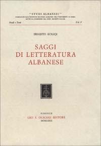 Saggi di letteratura albanese - Ernesto Koliqi - copertina