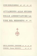 Avviamento allo studio delle abbreviature latine nel Medioevo