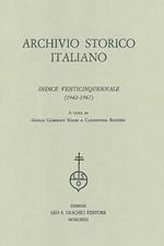 Archivio Storico Italiano. Indice venticinquennale (1942-67)