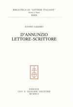 D'Annunzio lettore-scrittore