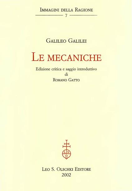 Le mecaniche - Galileo Galilei - copertina