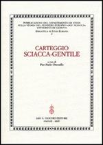 Carteggio Sciacca-Gentile