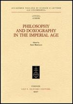 Philosophy and doxography in the Imperial Age