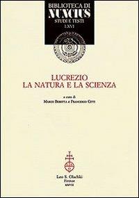 Lucrezio, la natura e la scienza - copertina