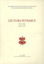 Lectura Petrarce XXVI-XXVII