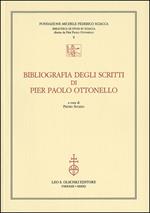 Bibliografia degli scritti di Pier Paolo Ottonello