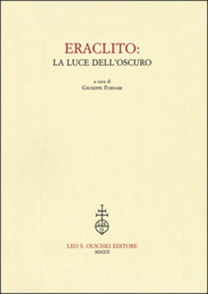 Eraclito. La luce dell'oscuro - copertina