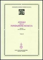 Annali della Fondazione Sciacca. Vol. 2