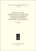 Digital texts, translations, lexicons in a multi-modular web application: methods and samples