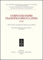 Corpus dei papiri filosofici greci e latini. Testi e lessico nei papiri di cultura greca e latina. Vol. 2/2: Sentenze di autori noti e «Chreiai»