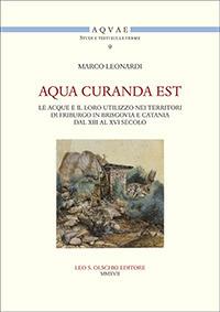 Aqua curanda est. Le acque e il loro utilizzo nei territori di Friburgo in Brisgovia e Catania dal XIII al XVI secolo - Marco Leonardi - copertina