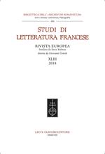 Studi di letteratura francese (2018). Vol. 63