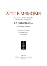 Atti e memorie dell'Accademia toscana di scienze e lettere «La Colombaria». Nuova serie. Vol. 88