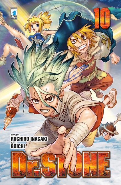 Dr. Stone. Vol. 10 - Riichiro Inagaki - copertina