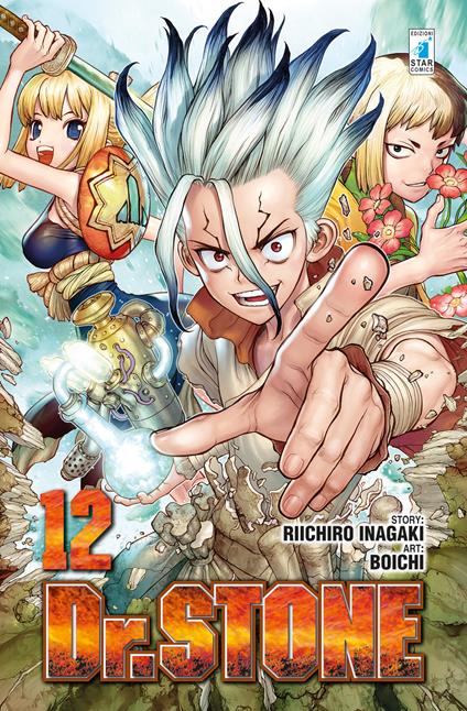 Dr. Stone. Vol. 12 - Riichiro Inagaki - copertina