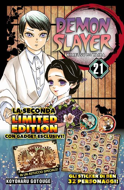 Demon slayer. Kimetsu no yaiba. Limited edition. Con Adesivi. Vol