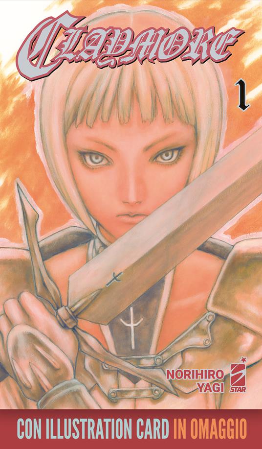 Claymore. New edition. Con illustration card di «Ariadne in the blue sky». Vol. 1 - Norihiro Yagi - copertina