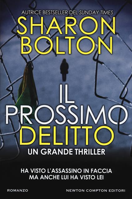 Il prossimo delitto - Sharon Bolton - copertina