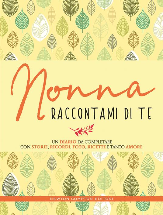 Nonna raccontami di te - copertina