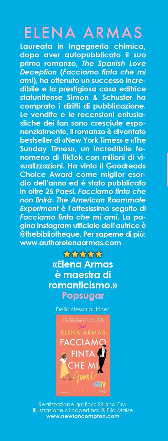 Facciamo finta che non finirà - Elena Armas - Libro - Newton Compton  Editori - Anagramma