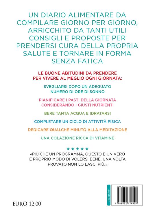 Diario alimentare modificabile / Stampabile, Digitale / Diario