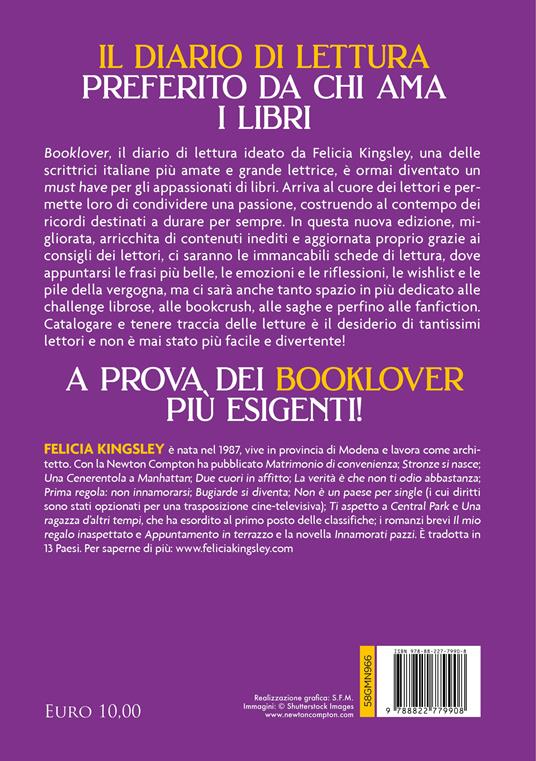  Booklover. Diario di lettura. Per tenere nota di tutti