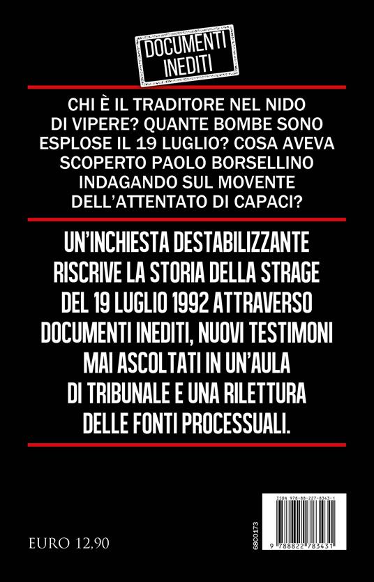 La strage. L'agenda rossa di Paolo Borsellino e i depistaggi di via  D'Amelio - Vincenzo Ceruso - Libro - Newton Compton Editori -  Controcorrente